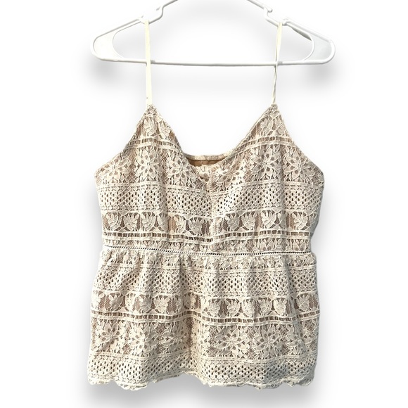MAURICES CROCHET BABY DOLL TANK TOP - Picture 1 of 7